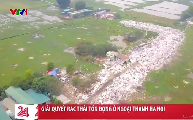 Lên phương án giải quyết rác thải tồn đọng ở ngoại thành Hà Nội