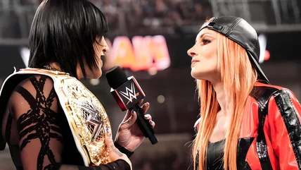 Rhea Ripley And Becky Lynch Throw Hands Following Passionate Promo Segment On WWE Raw