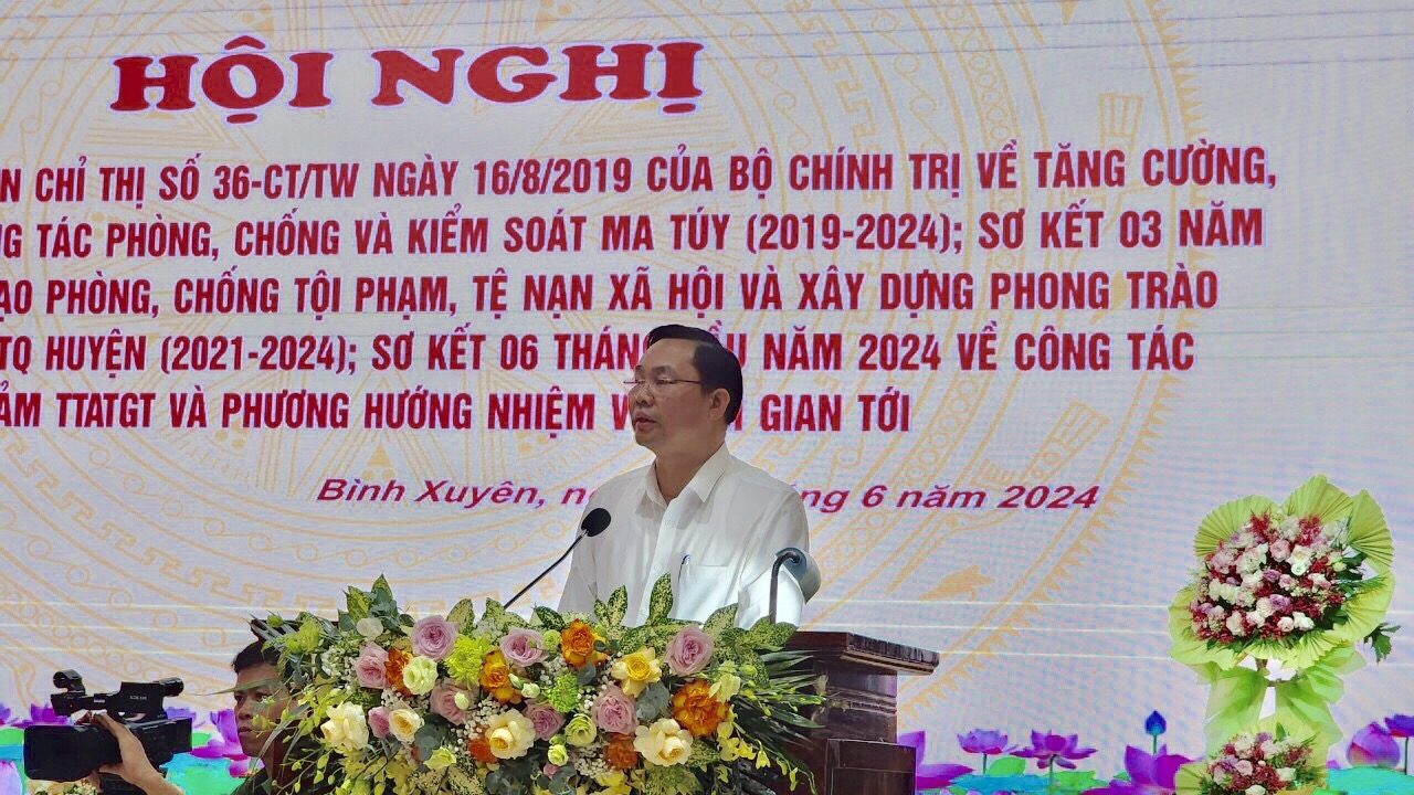 Bình Xuyên (Vĩnh Phúc): Tình hình an ninh chính trị, trật tự an toàn xã hội được giữ vững và ổn định