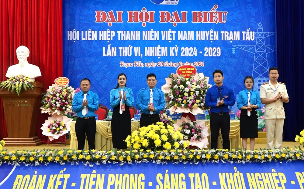 Đại hội đại biểu Hội Liên hiệp thanh niên huyện Trạm Tấu lần thứ VI, nhiệm kỳ 2024 - 2029