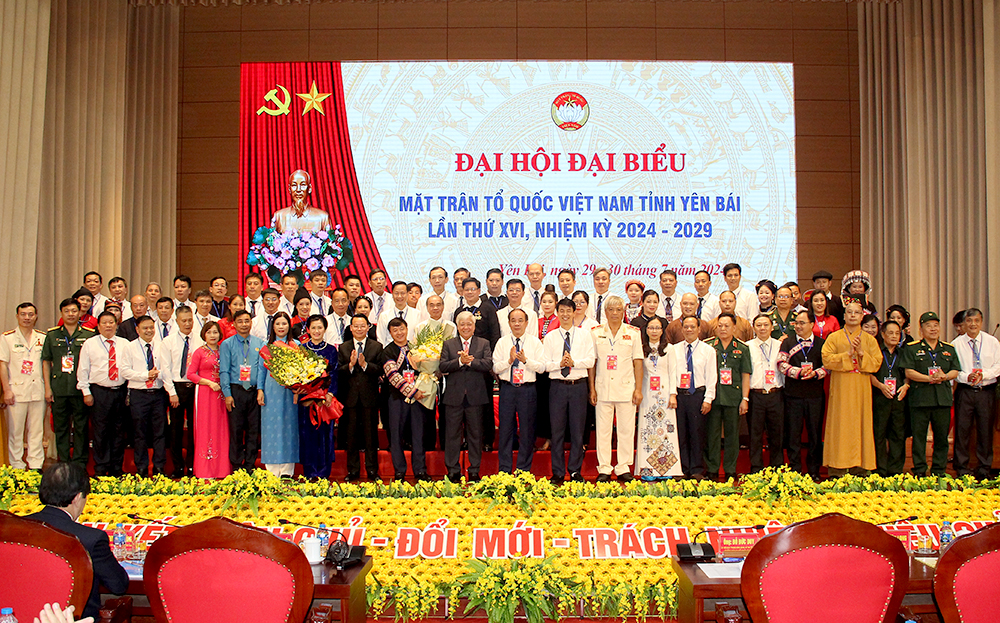 Đại hội đại biểu Mặt trận Tổ quốc Việt Nam tỉnh Yên Bái lần thứ XVI, nhiệm kỳ 2024 - 2029 thành công tốt đẹp