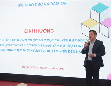 Hướng tới nền giáo dục hòa nhập và bình đẳng cho mọi trẻ khuyết tật