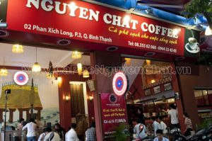 Thiết kế bảng hiệu cafe tặng quán cà phê nhượng quyền