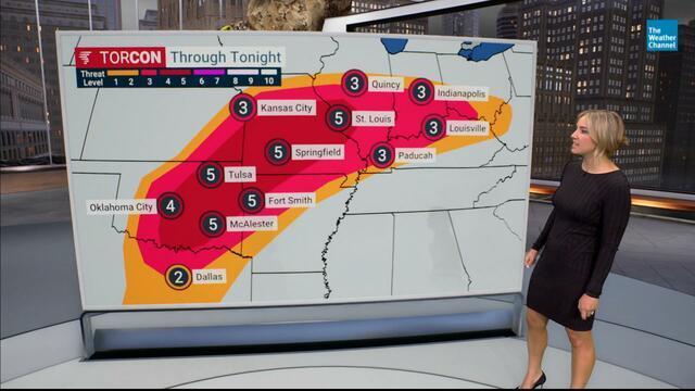 Where severe storms are headed next