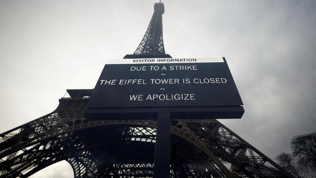 Eiffel Tower reopens to visitors after six-day employee strike