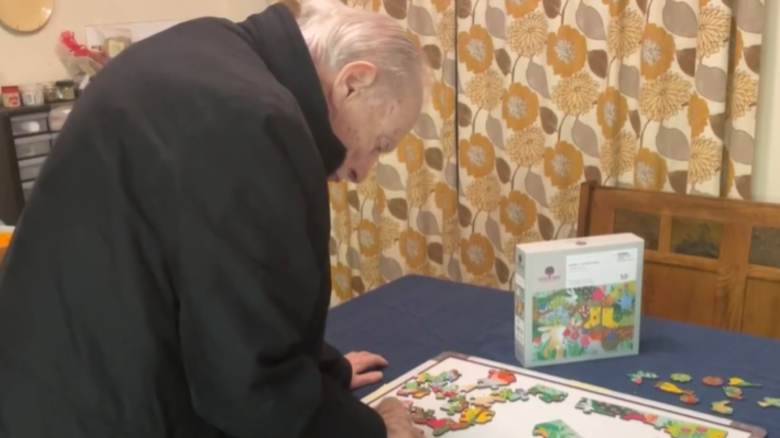 Man with dementia gets international recognition as puzzle ambassador