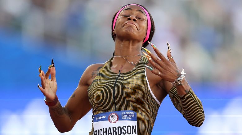 Sha’Carri Richardson thắng trận chung kết 100 mét để hội đủ điều kiện thi Olympic Paris 2024