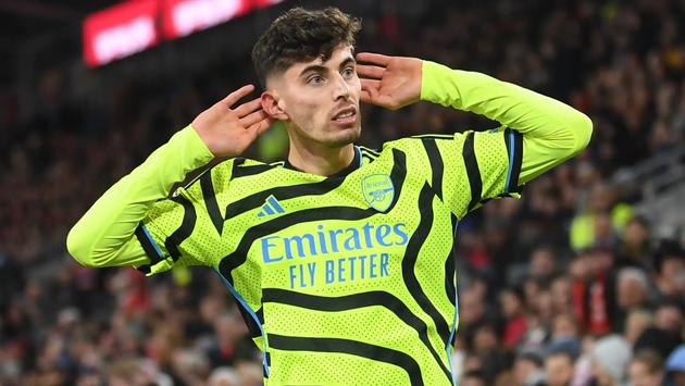 Kai Havertz ghi bàn quyết định đưa Arsenal lên đỉnh