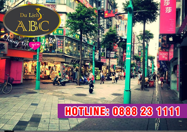 Du Lịch Đài Loan - Phố đi bộ Ximending – Đài Bắc