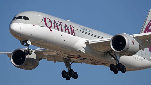 12 hành khách của Qatar Airways bị thương khi máy bay Boeing gặp nhiễu loạn trên đường đến Dublin