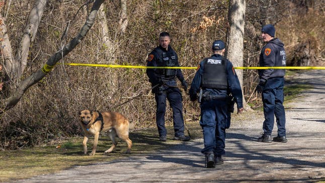 Two arrested after girl makes gruesome body parts discovery on the way to school