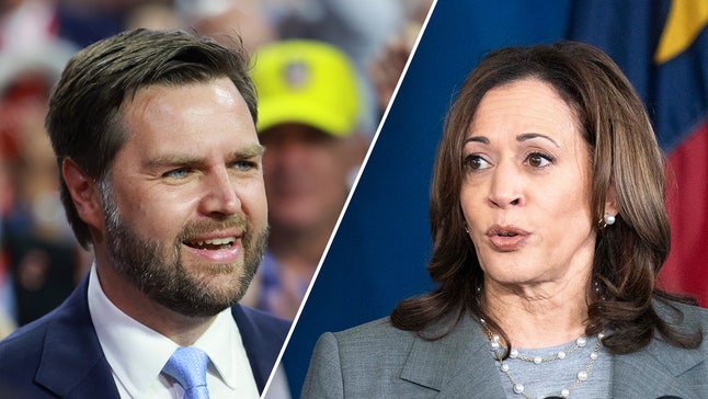 Kamala Harris nói Thump đã chọn JC. Rance là con dấu của cựu tổng thống. '