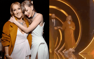 Taylor Swift hoá fangirl hạnh phúc cạnh Celine Dion, cái ôm “đập tan” chỉ trích vô lễ hậu Grammy!