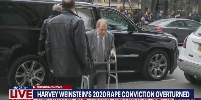 Bản án hiếp dâm năm 2020 của Harvey Weinstein bị lật đổ