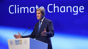 U.S. Climate Envoy John Kerry is giving up the job title — but not the fight