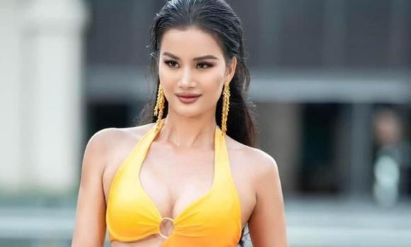 Hương Ly để lộ dấu hiệu 'dao kéo' vòng một tại Miss Universe Vietnam 2023