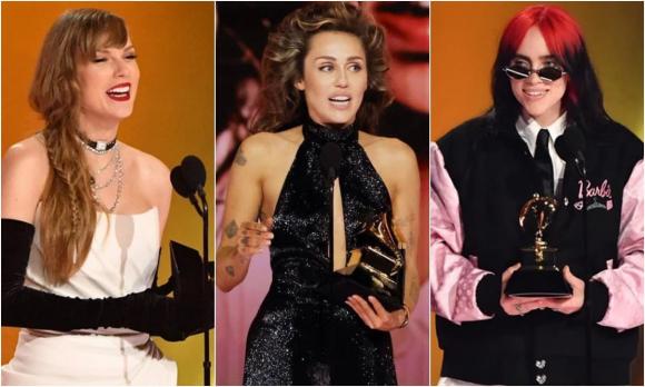 Kết quả Grammys 2024: Taylor Swift và Miley Cyrus đại thắng, Jay Z bày tỏ sự bất bình thay bà xã Beyonce