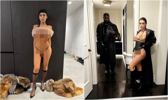 Chồng cũ Kim Kardashian - Kanye West tuyên bố vợ mới sẽ 'không mặc quần' trong năm 2024