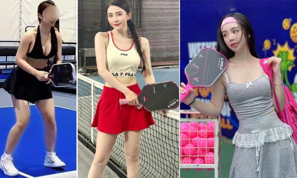 Sao Việt và loạt gái xinh đồng loạt mê chơi Pickleball, nhưng trang phục có quá ngắn?