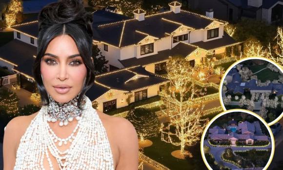 Trang trí Giáng sinh theo phong cách nhà Kardashian: Khung cảnh lộng lẫy như cổ tích, toát lên mùi tiền