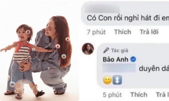 Bảo Anh lập tức có phản ứng này khi bị nói 'có con rồi nghỉ hát đi'