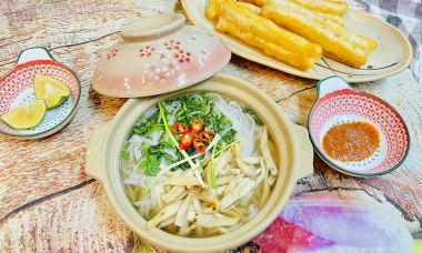 Phở gà chay cho ngày đầu tháng