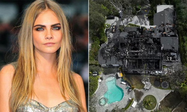 Biệt thự 7 triệu USD của Cara Delevingne bị cháy rụi