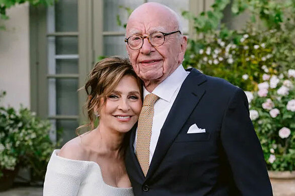 Tỷ phú Rupert Murdoch kết hôn lần 5 ở tuổi 93