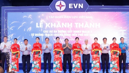 Thủ tướng: Dự án đường dây tải điện 500kV mạch 3 là "công trình của niềm tin và sức mạnh đại đoàn kết"