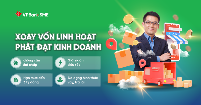 VPBank mạnh tay, cấp vốn tín chấp cho doanh nghiệp SME