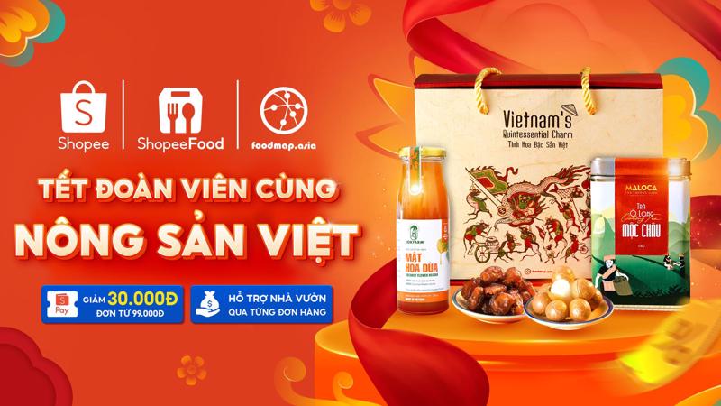 Trước Tết Giáp Thin, sàn thương mại điện tử tạo cầu nối giữa người dùng và nông sản Việt qua livestream