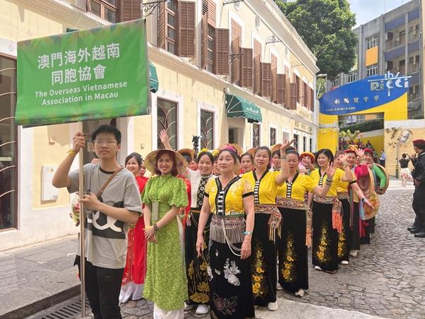 Vietnamese culture promoted at int'l parade in China’s Macau