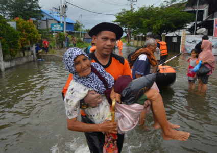 Landslide and flash floods on Indonesia’s Sumatra island leave at least 19 dead, 7 missing