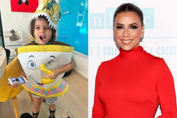 Cậu con trai 5 tuổi Santiago của Eva Longoria kết hợp hai bộ trang phục Halloween một cách đáng yêu sau khi cậu bé 'không thể quyết định'