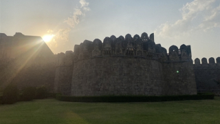 Beautiful Sunset at Golconda Fort in Hyderabad