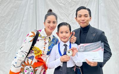 Con trai của Khánh Thi - Phan Hiển vô địch thế giới lần 2 dancesport hạng tuổi Thiếu Nhi