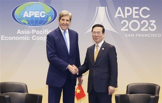 President receives US special envoy for climate John Kerry in San Fransisco