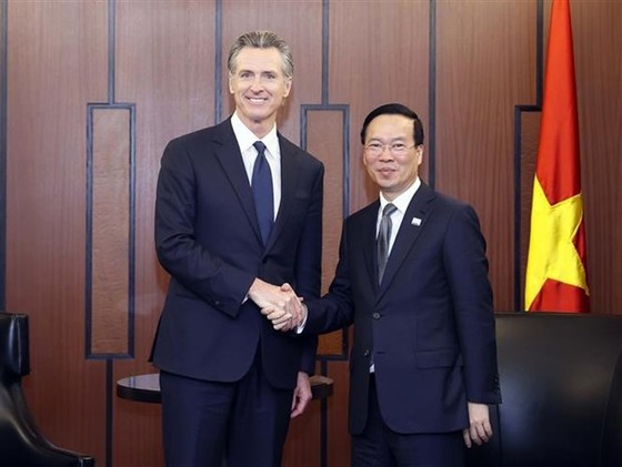 Vietnamese President hosts reception for Governor of the State of California