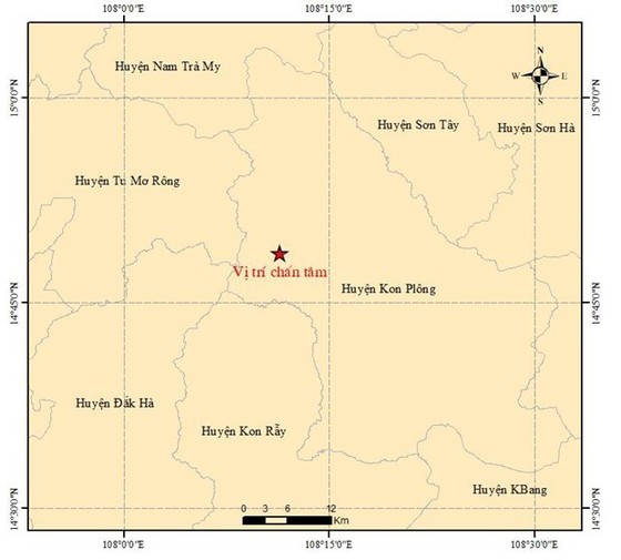 Another earthquake occurs in Central Highlands district