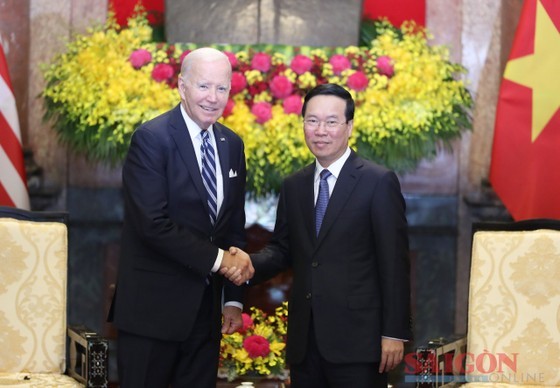 State President Vo Van Thuong receives US President Joe Biden