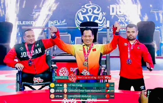 Le Van Cong bags gold at 2023 World Para Powerlifting Championships