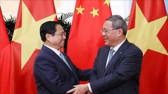 Vietnamese, Chinese PMs hold talks