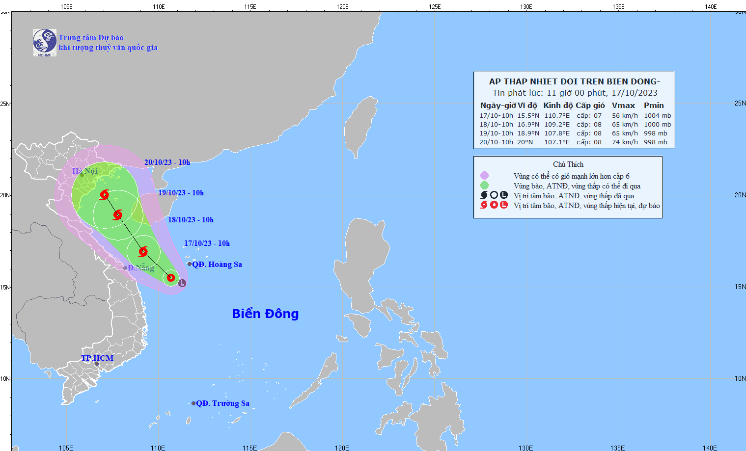 Intensifying tropical depression triggers torrential rains in Central region