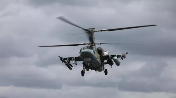 Trực thăng Ka-52M của Nga tấn công quân Ukraina ở tỉnh Kursk