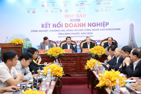 Diễn đàn kết nối doanh nghiệp công nghiệp, thương mại, nông nghiệp công nghệ cao EuroCham sẽ diễn ra tại Bình Phước