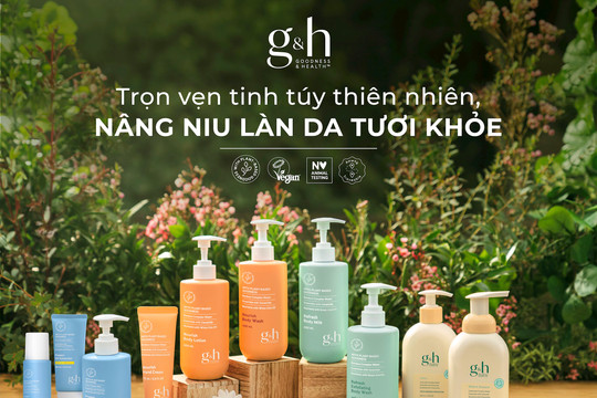 Amway Việt Nam ra mắt dòng sản phẩm chăm sóc cơ thể g&h mới