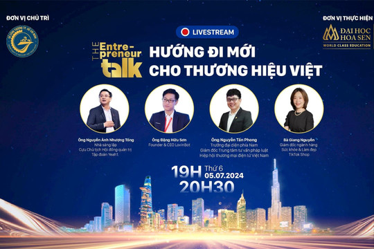 Livestream - hướng đi mới cho thương hiệu Việt