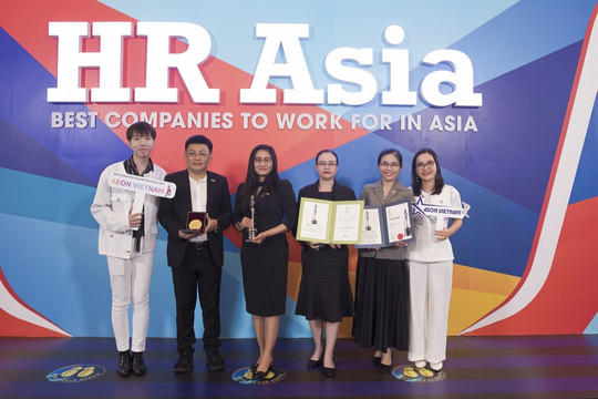 Aeon Việt Nam nhận liên tiếp 2 giải thưởng tại HR Asia Award 2024