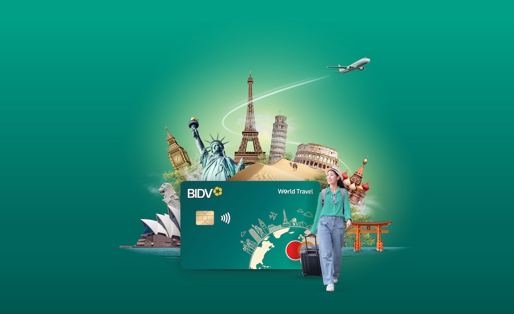 BIDV Mastercard World Travel – chìa khóa để sống phong cách và khám phá thế giới