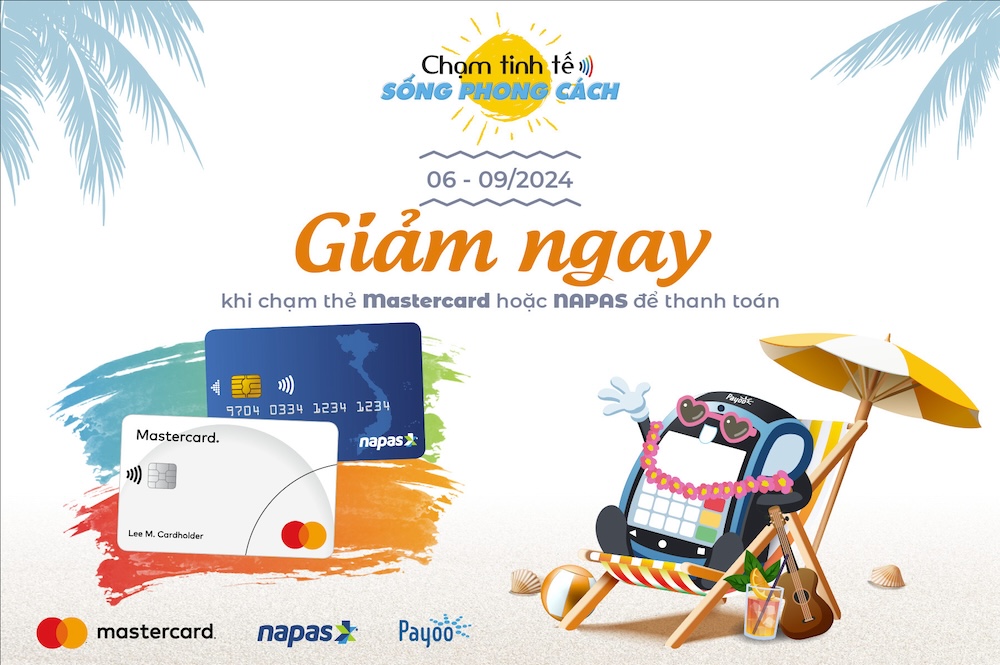 NAPAS và Mastercard triển khai chiến dịch khuyến mại toàn quốc, đẩy mạnh thanh toán không tiếp xúc